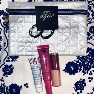 🎁5 PC Gift Set-Lip Balm/Sophia Lip oil/Repair collagen/Hoop earring/cosmetic bag